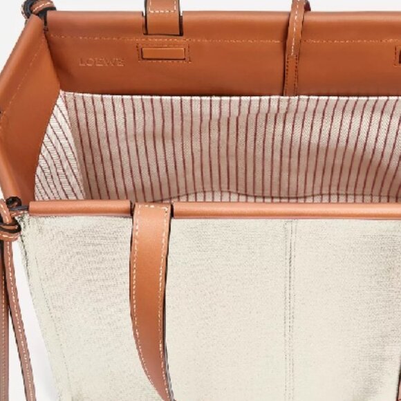 NWOT - Loewe Cushion Canvas & Leather Tote – Small - Picture 5 of 16